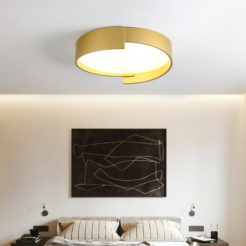 Arisha Modern Round Flush Mount Ceiling Light LED Double Layer - Neutral Decor