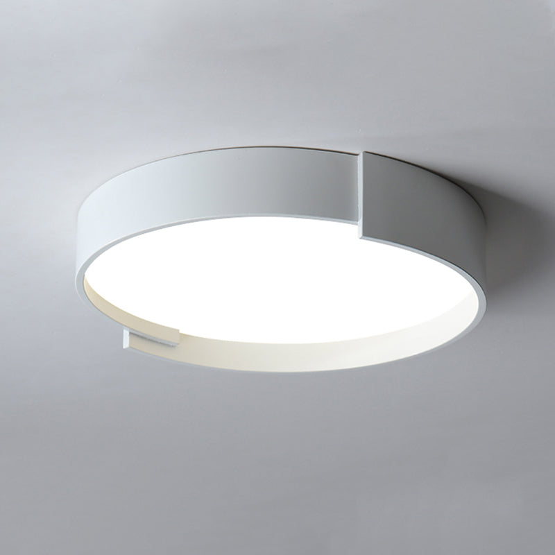 Arisha Modern Round Flush Mount Ceiling Light LED Double Layer - Neutral Decor