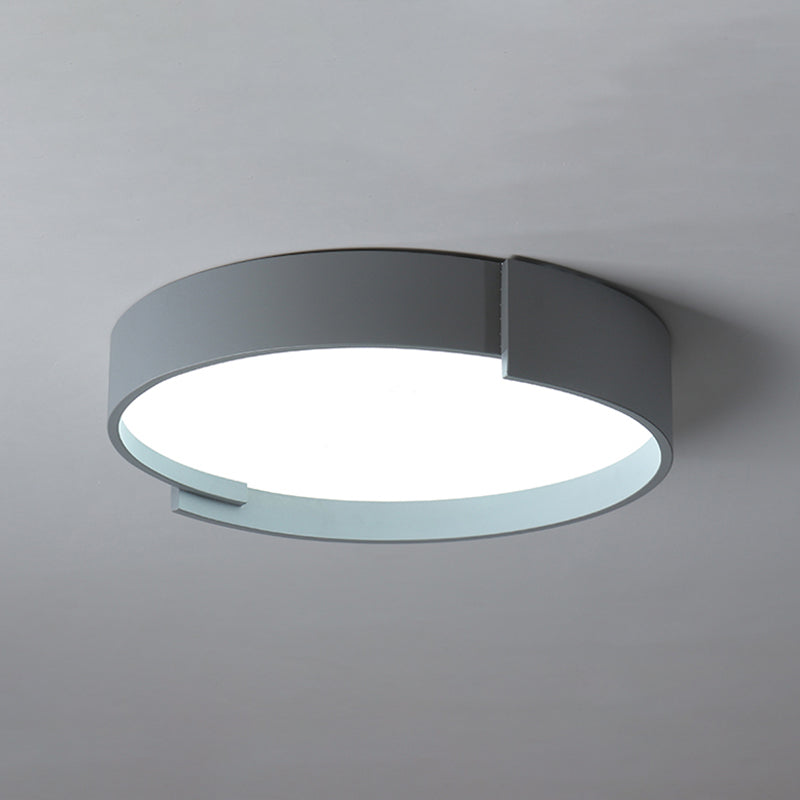 Arisha Modern Round Flush Mount Ceiling Light LED Double Layer - Neutral Decor