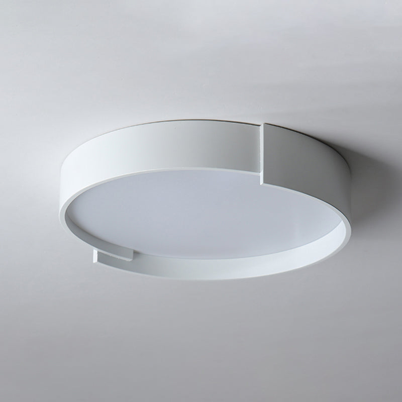Arisha Modern Round Flush Mount Ceiling Light LED Double Layer - Neutral Decor