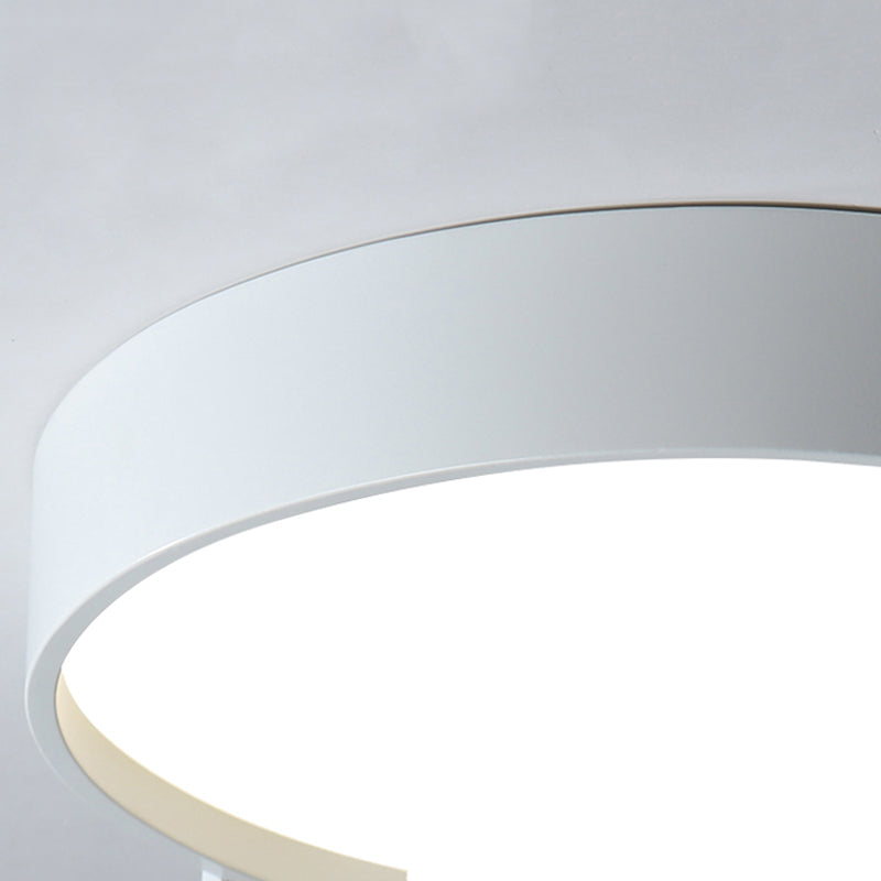 Arisha Modern Round Flush Mount Ceiling Light LED Double Layer - Neutral Decor