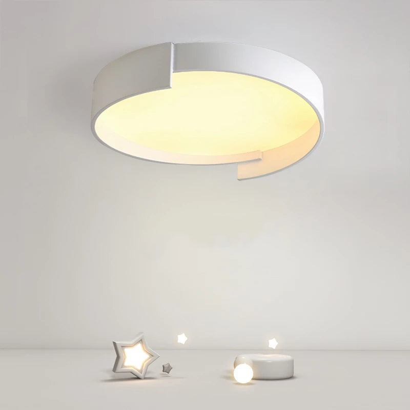 Arisha Modern Round Flush Mount Ceiling Light LED Double Layer - Neutral Decor