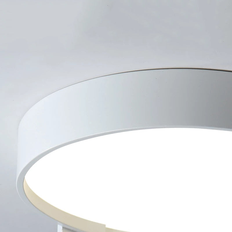 Arisha Modern Round Flush Mount Ceiling Light LED Double Layer - Neutral Decor