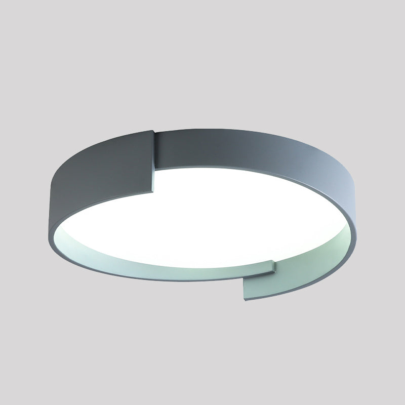 Arisha Modern Round Flush Mount Ceiling Light LED Double Layer - Neutral Decor