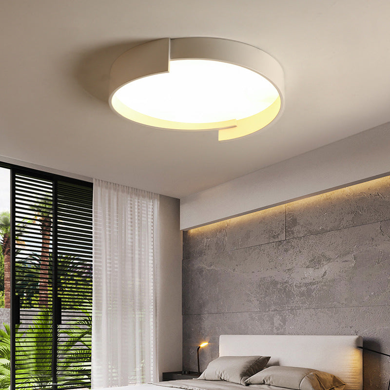 Arisha Modern Round Flush Mount Ceiling Light LED Double Layer - Neutral Decor