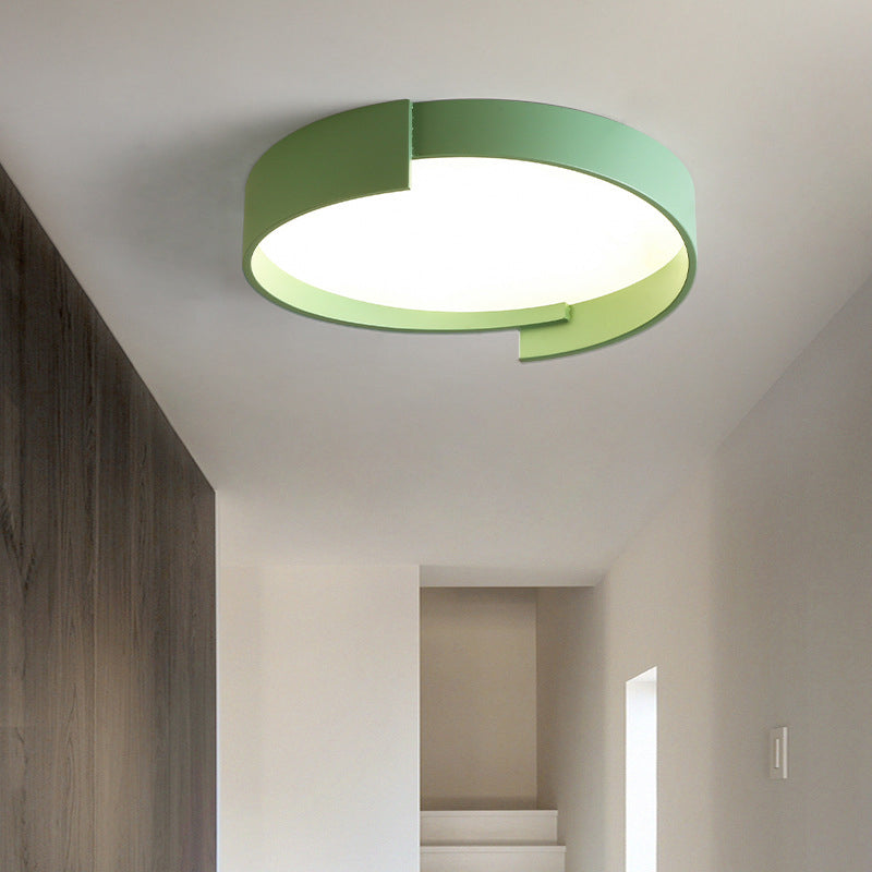 Arisha Modern Round Flush Mount Ceiling Light LED Double Layer - Neutral Decor