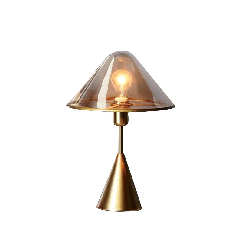 Mushroom Contemporary Table Lamp-Neutral Decor