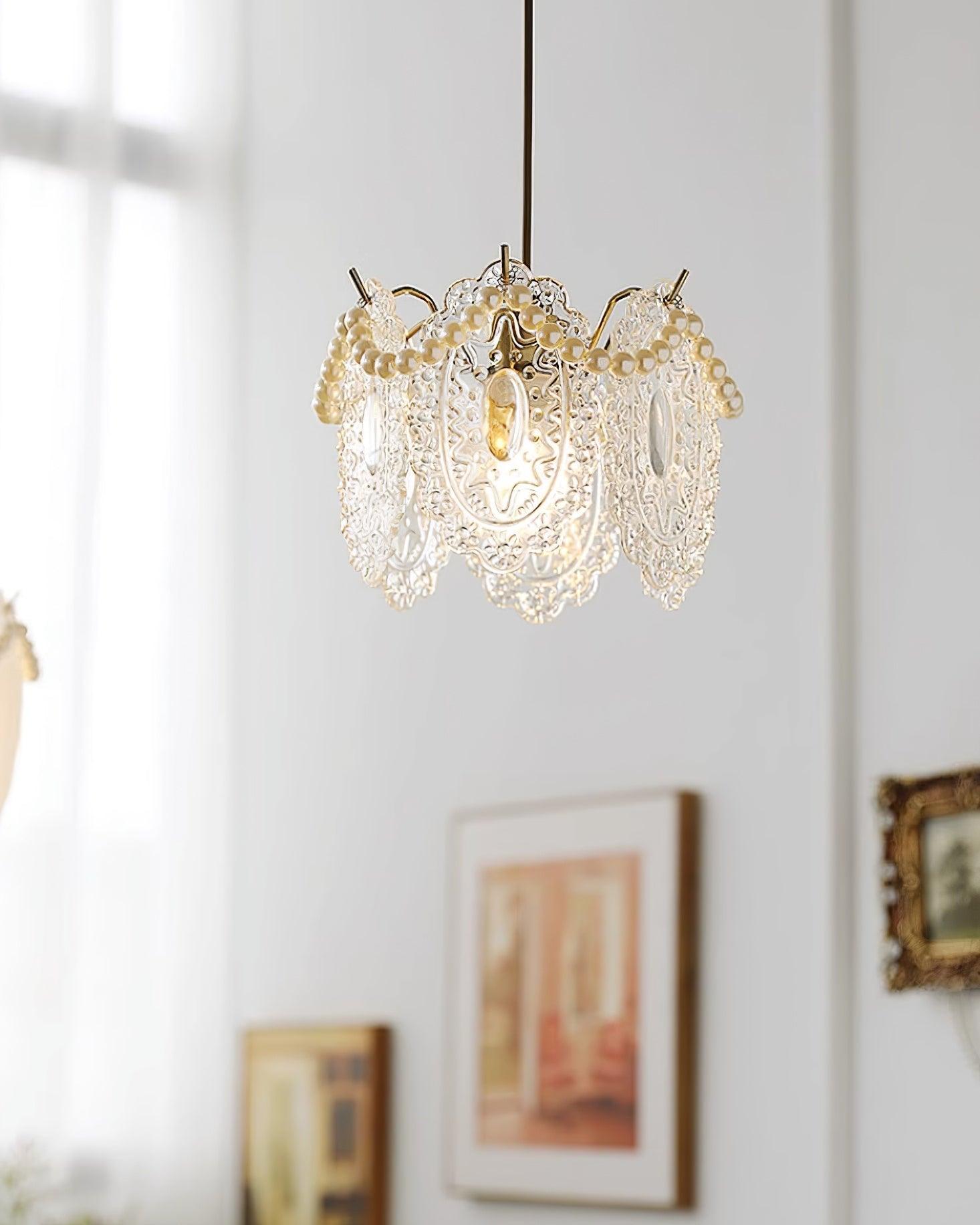 Elysia Glass Shade Pendant Light