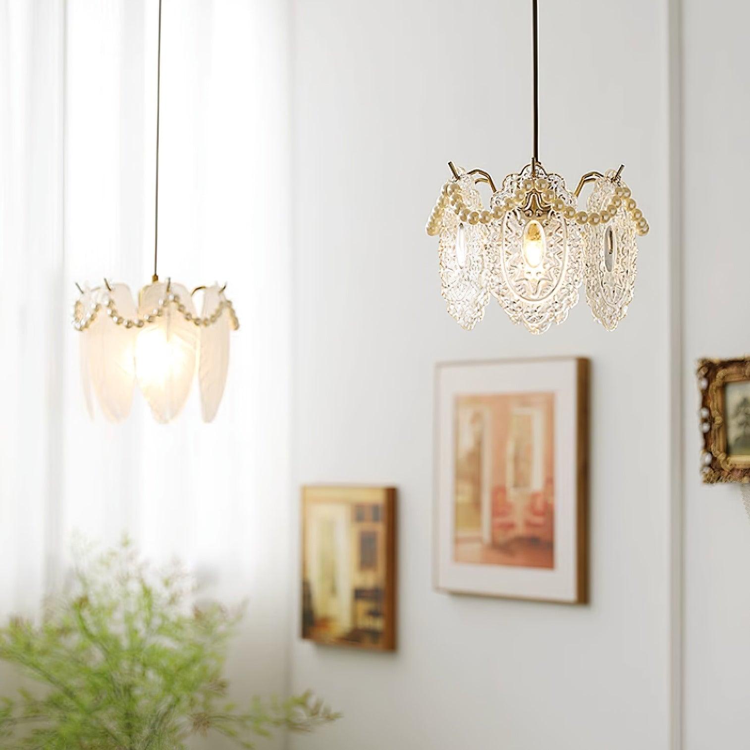 Elysia Glass Shade Pendant Light