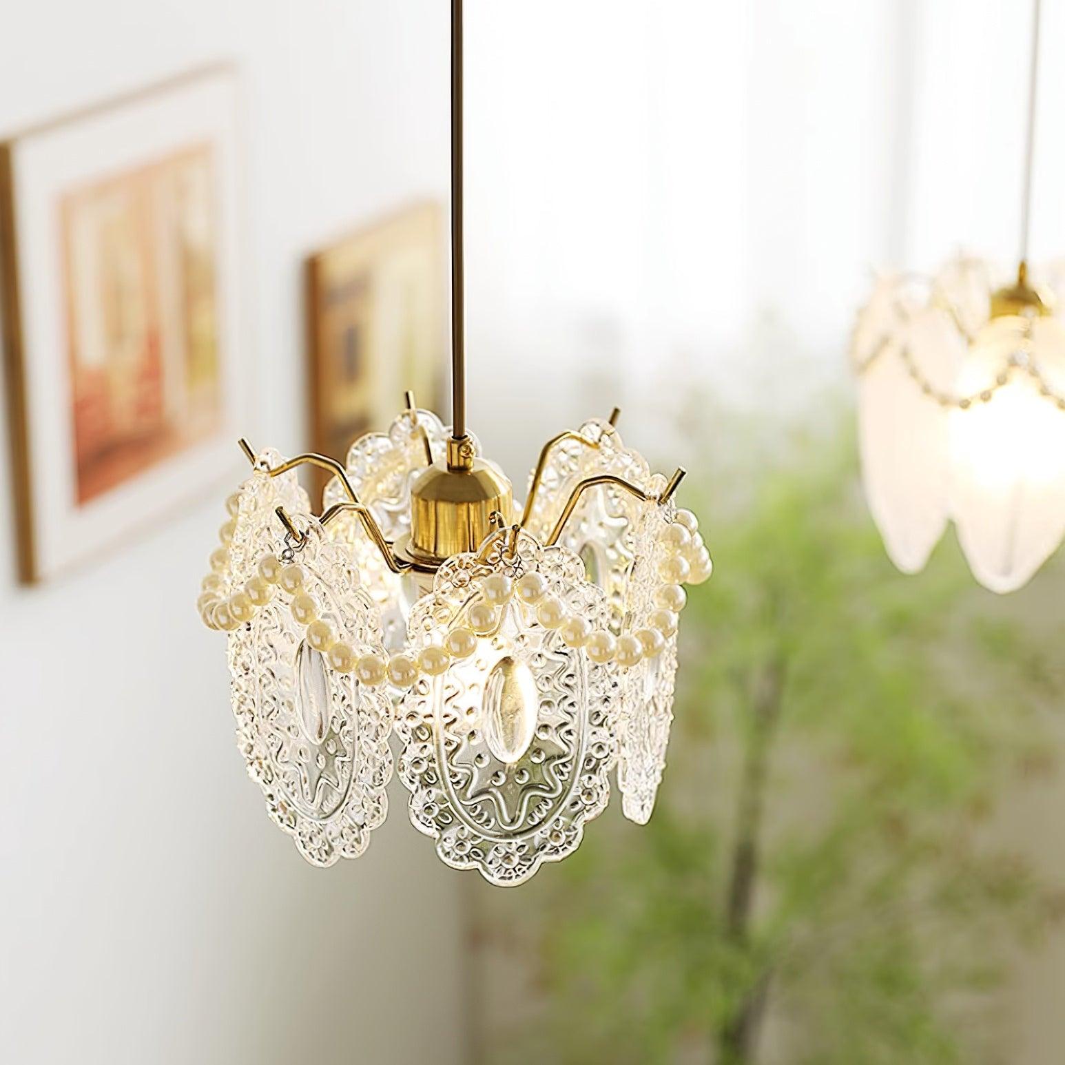 Elysia Glass Shade Pendant Light