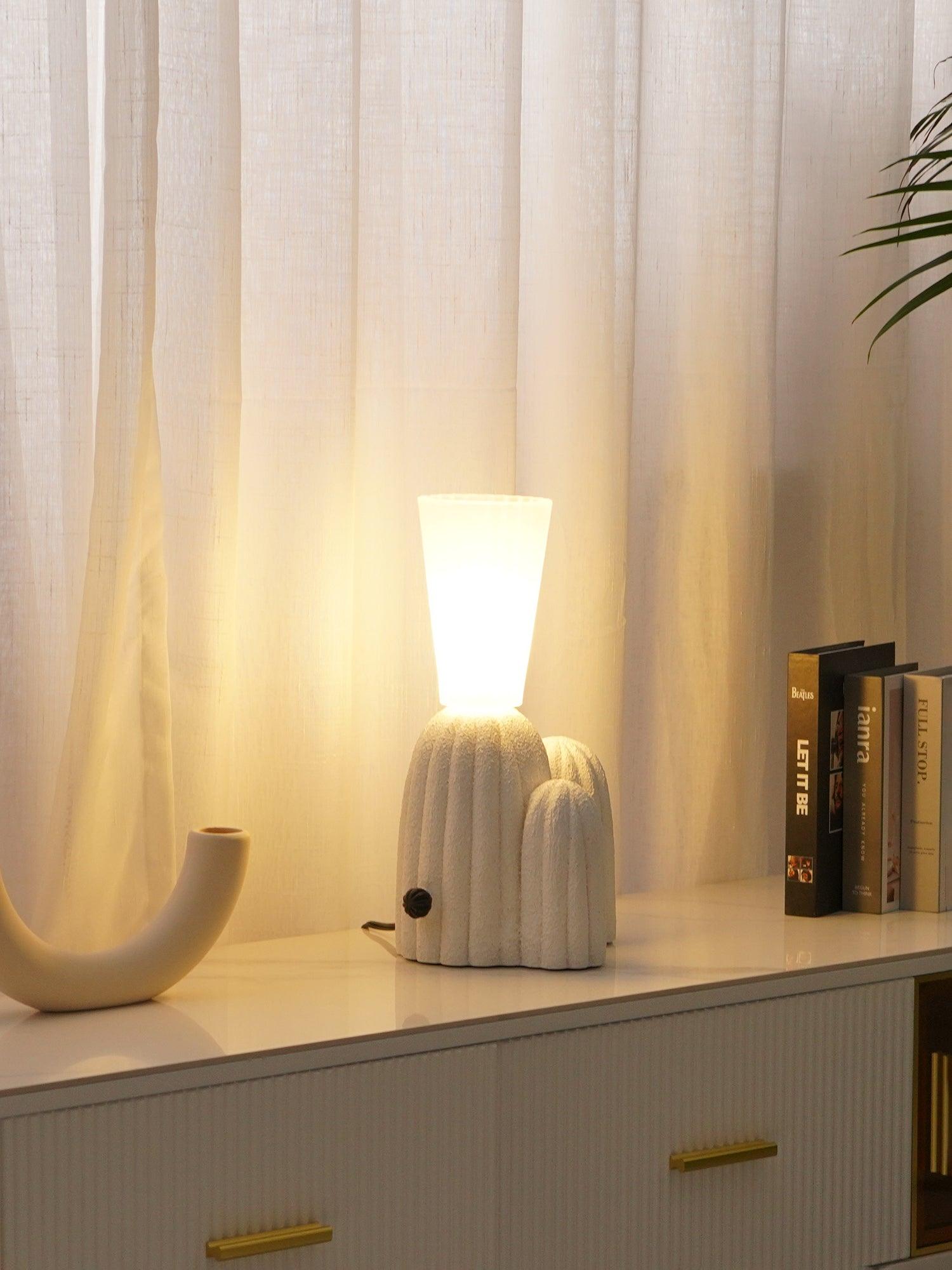 Soreny Resin Artistic Table Lamp-Neutral Decor
