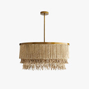 Odette Chandelier Wood and Coconut beads - Neutralighting