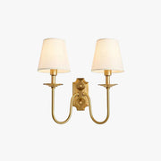 Chloe Vintage Fabric Shades Wall Lamp - Neutralighting