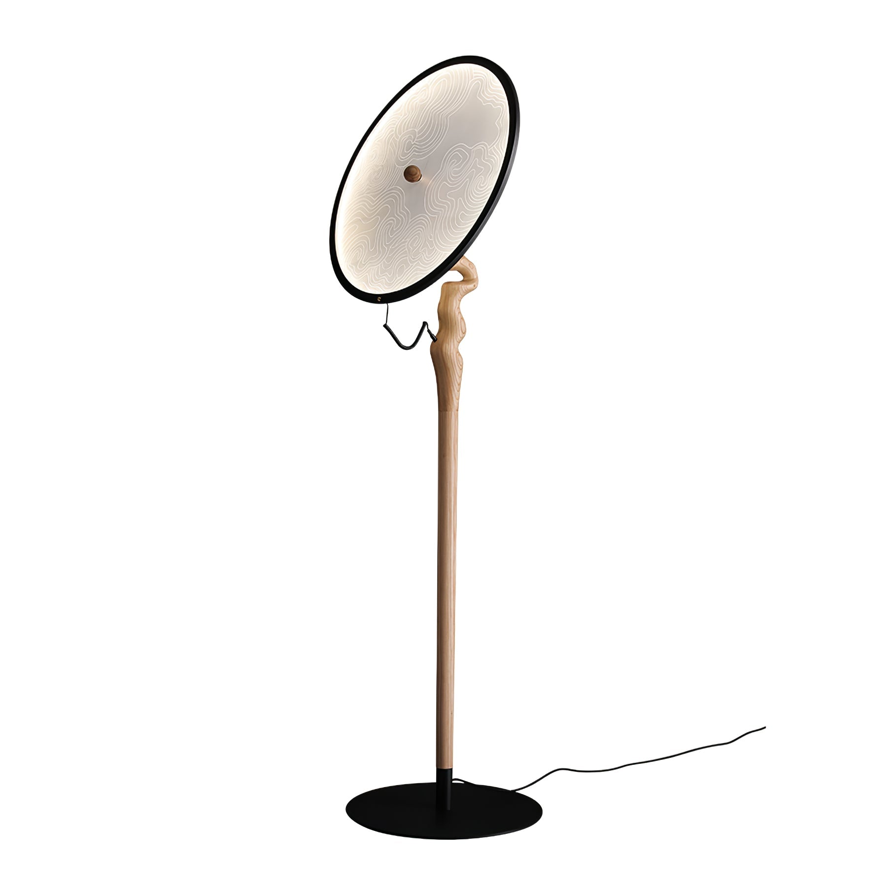 Evliriel Artistic Wood Floor Lamp-Neutral Decor