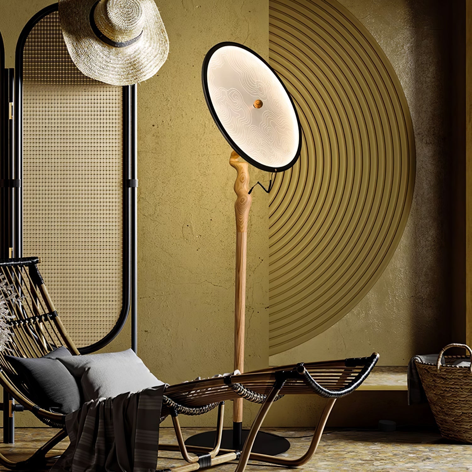 Evliriel Artistic Wood Floor Lamp-Neutral Decor