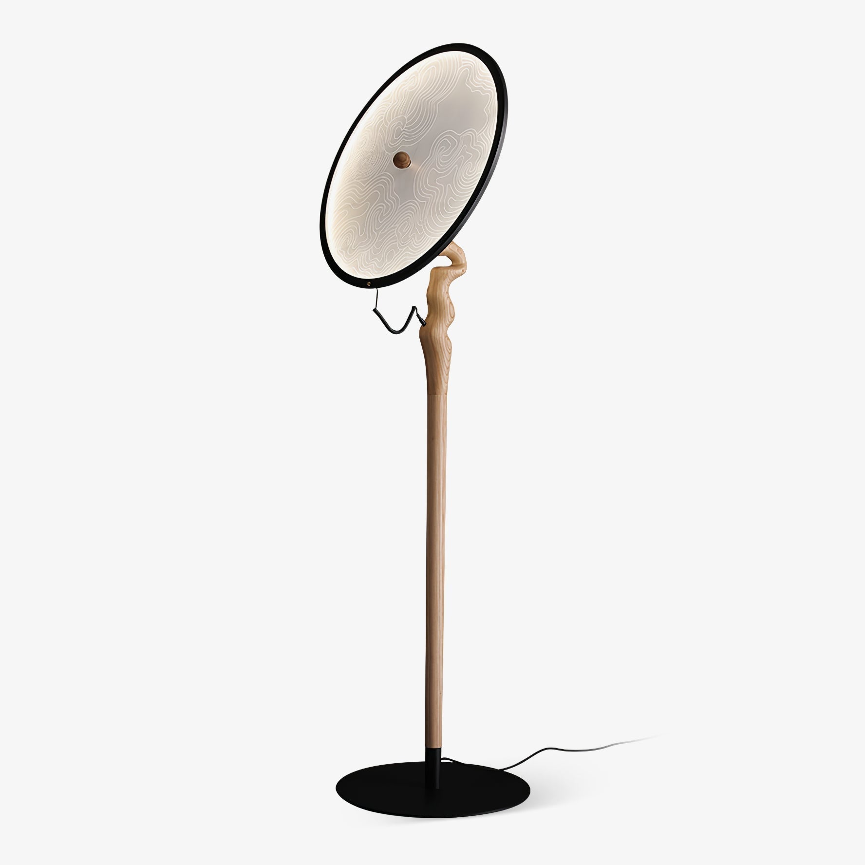 Evliriel Artistic Wood Floor Lamp-Neutral Decor