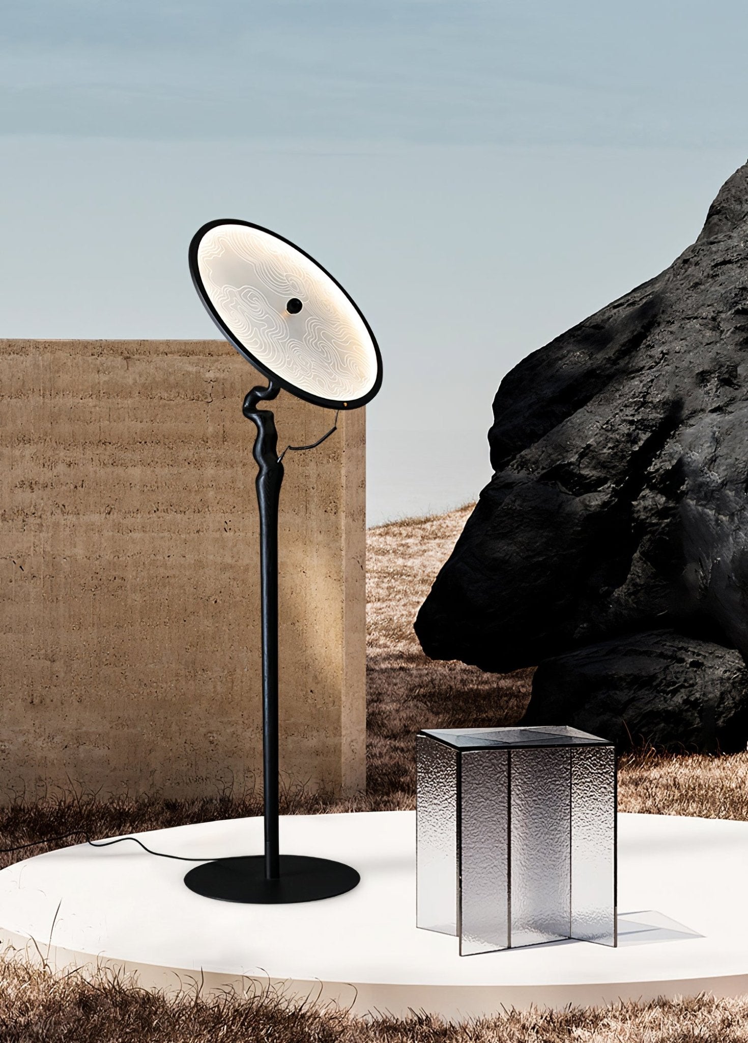 Evliriel Artistic Wood Floor Lamp-Neutral Decor