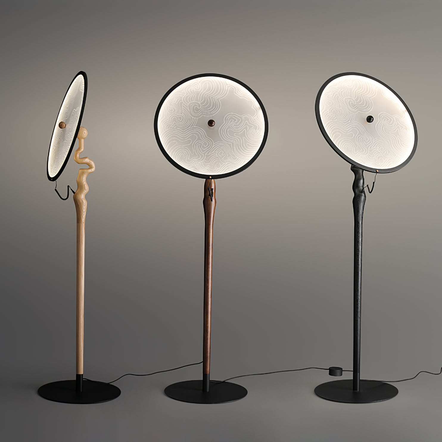 Evliriel Artistic Wood Floor Lamp-Neutral Decor