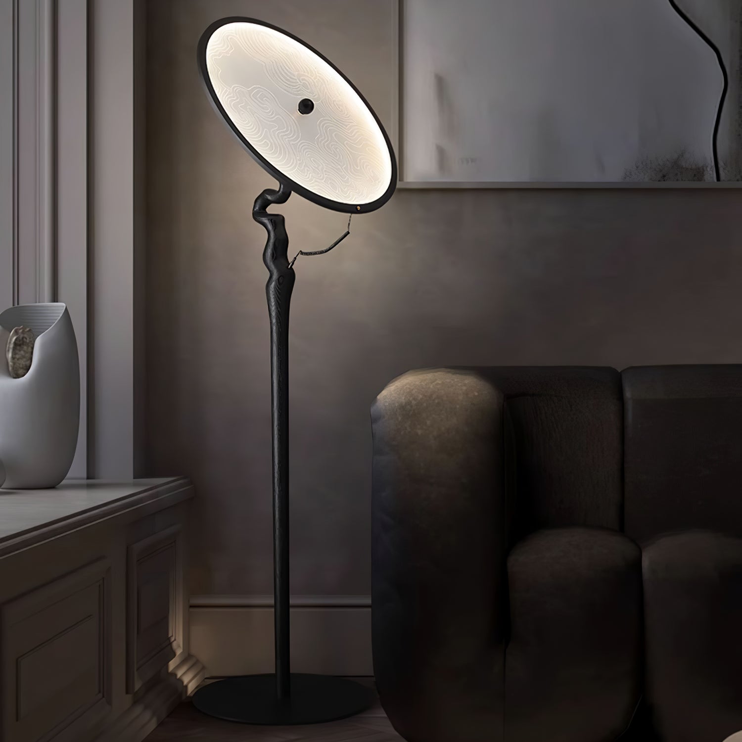 Evliriel Artistic Wood Floor Lamp-Neutral Decor