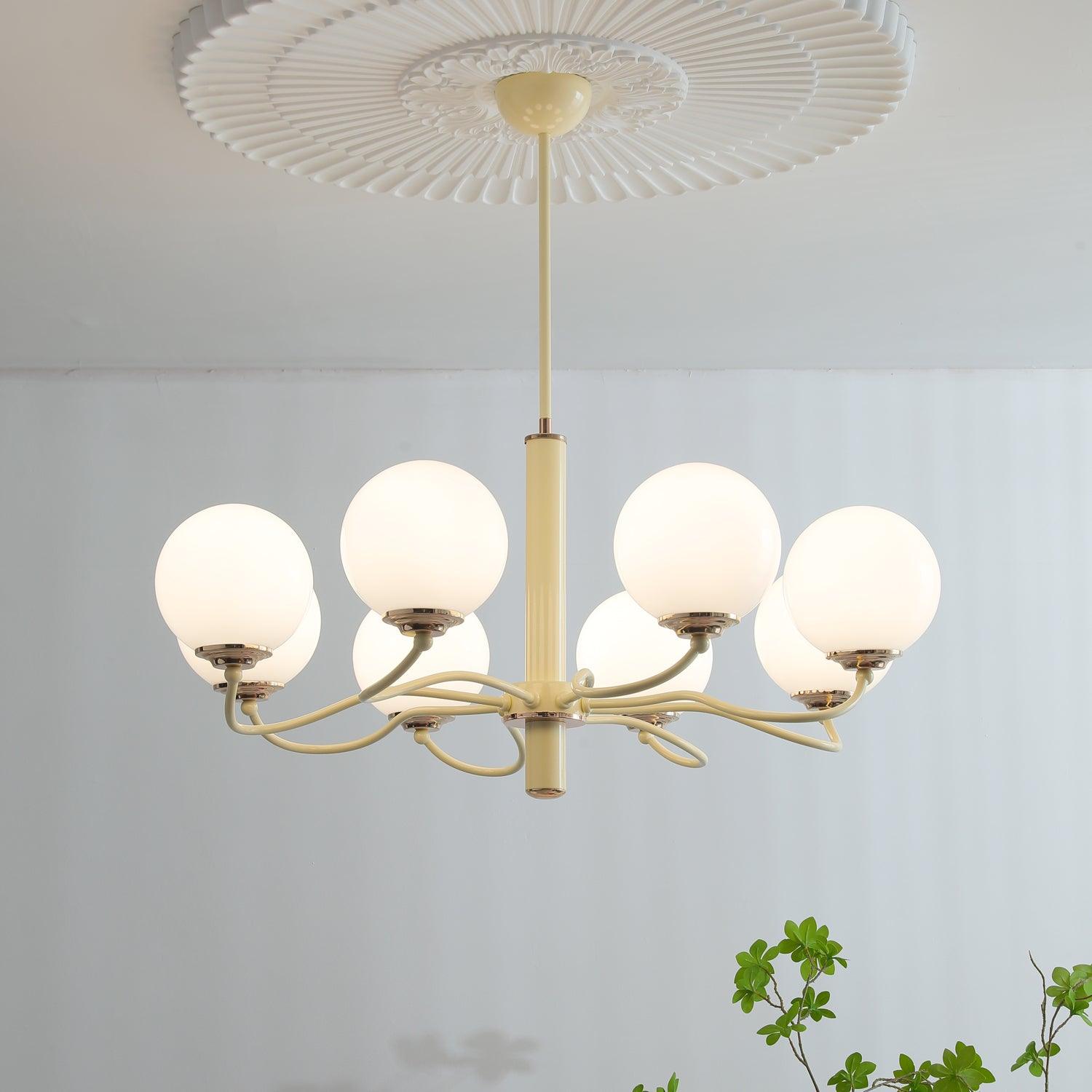 Lustra Chandelier Radiant Globe-Neutral Decor