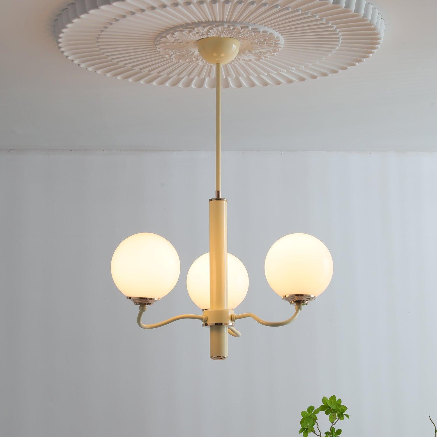 Lustra Chandelier Radiant Globe-Neutral Decor