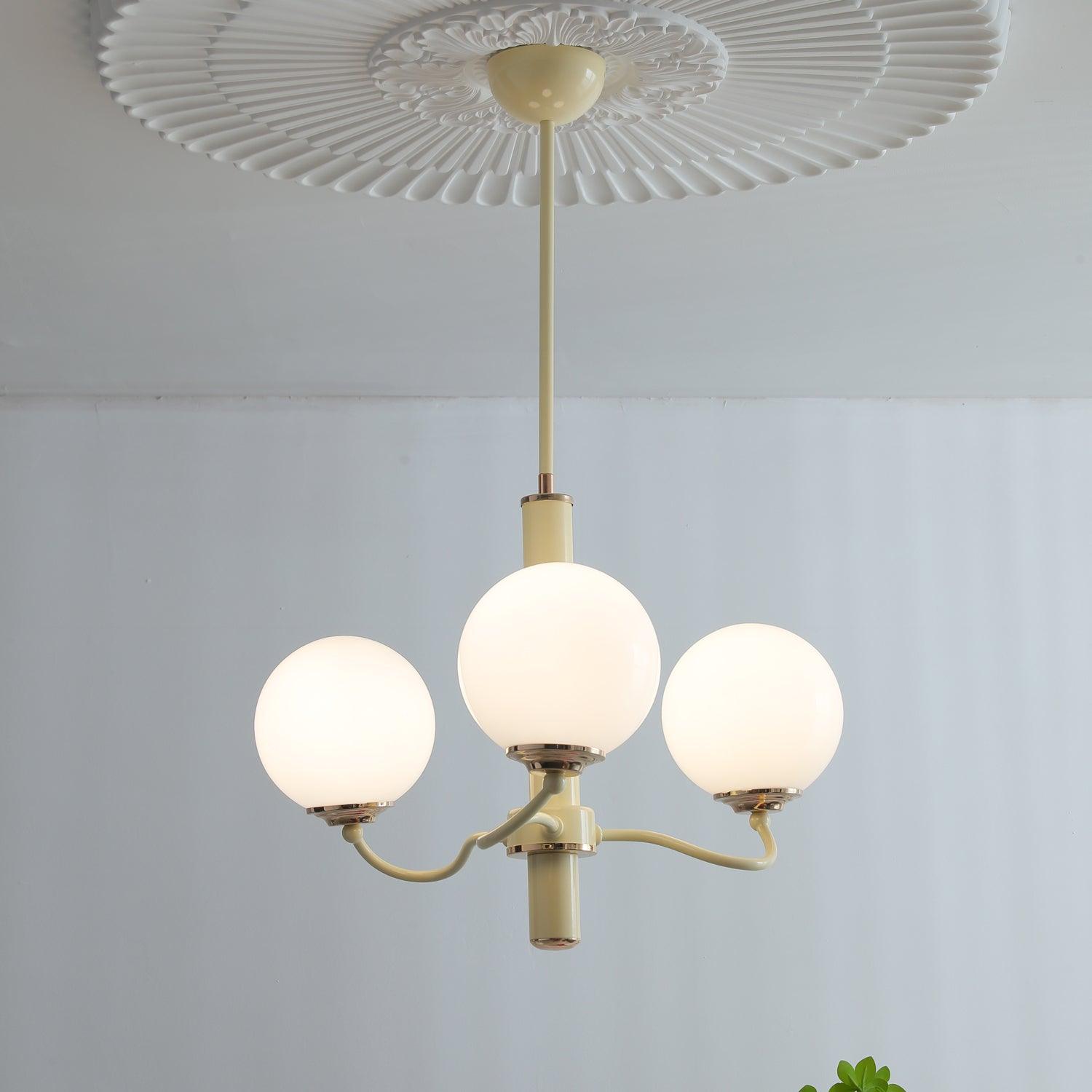 Lustra Chandelier Radiant Globe-Neutral Decor