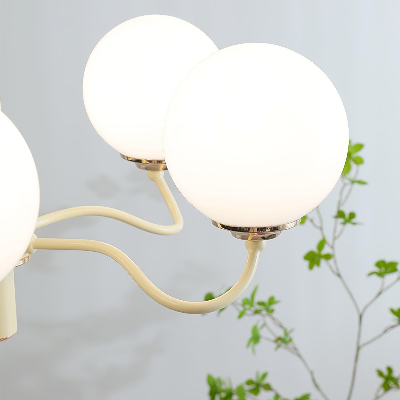 Lustra Chandelier Radiant Globe-Neutral Decor