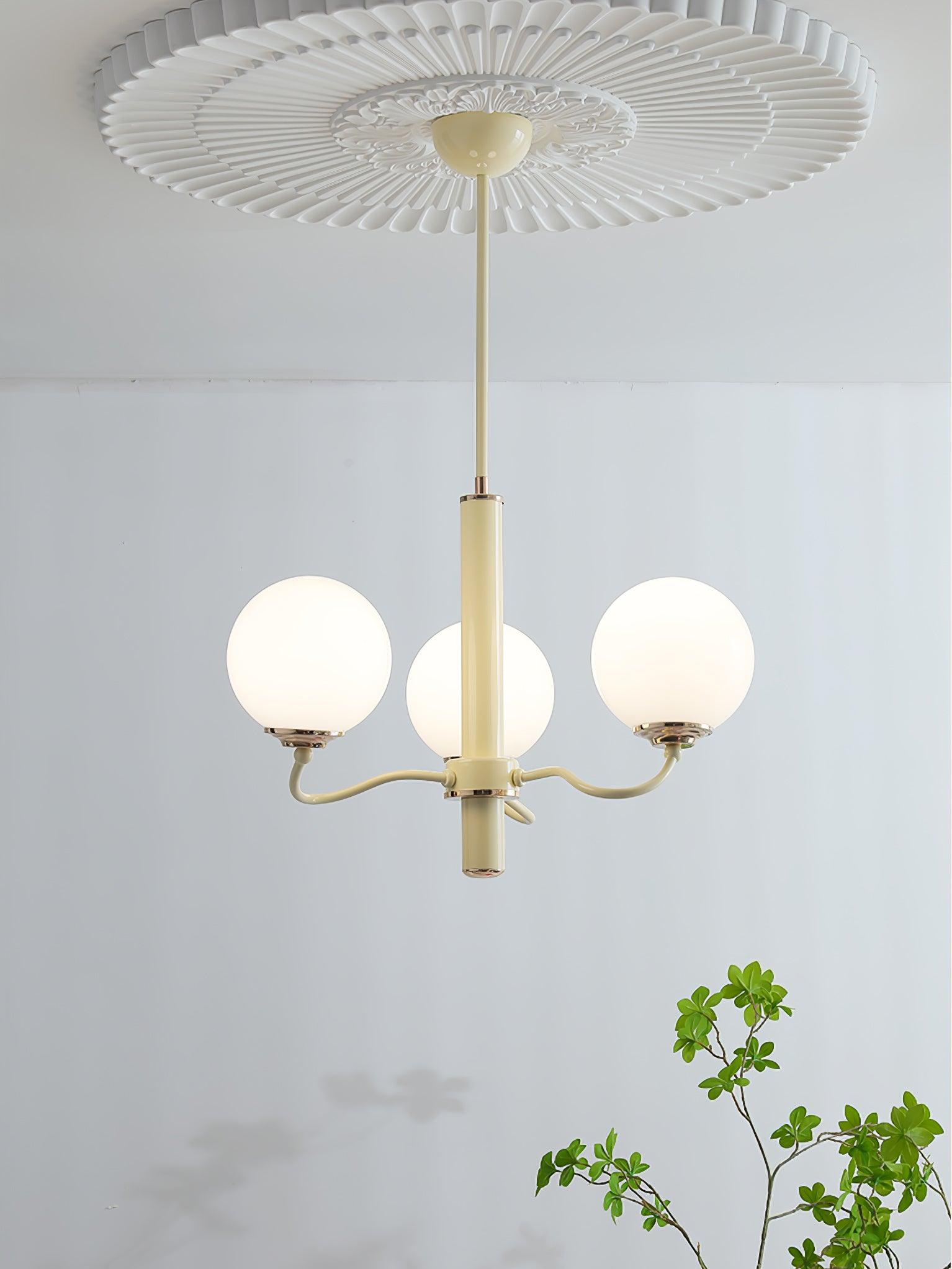 Lustra Chandelier Radiant Globe-Neutral Decor