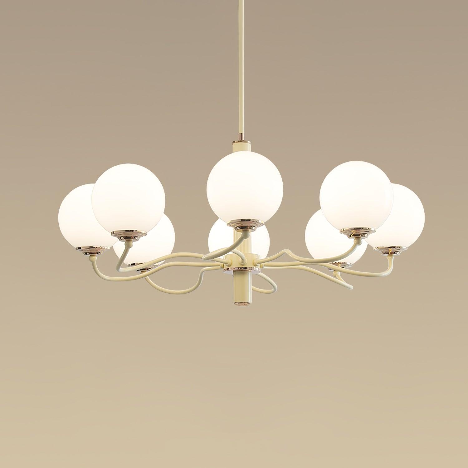 Lustra Chandelier Radiant Globe-Neutral Decor