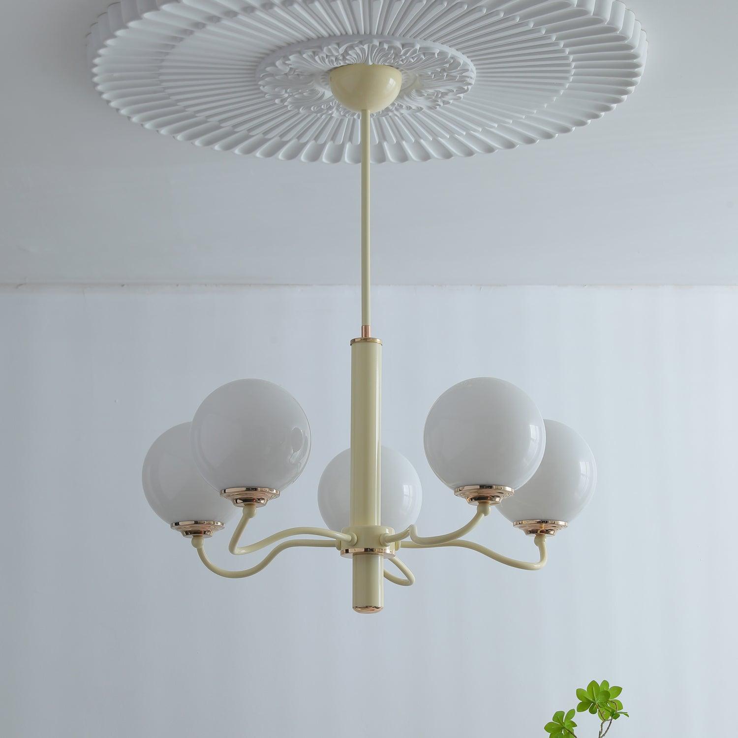 Lustra Chandelier Radiant Globe-Neutral Decor