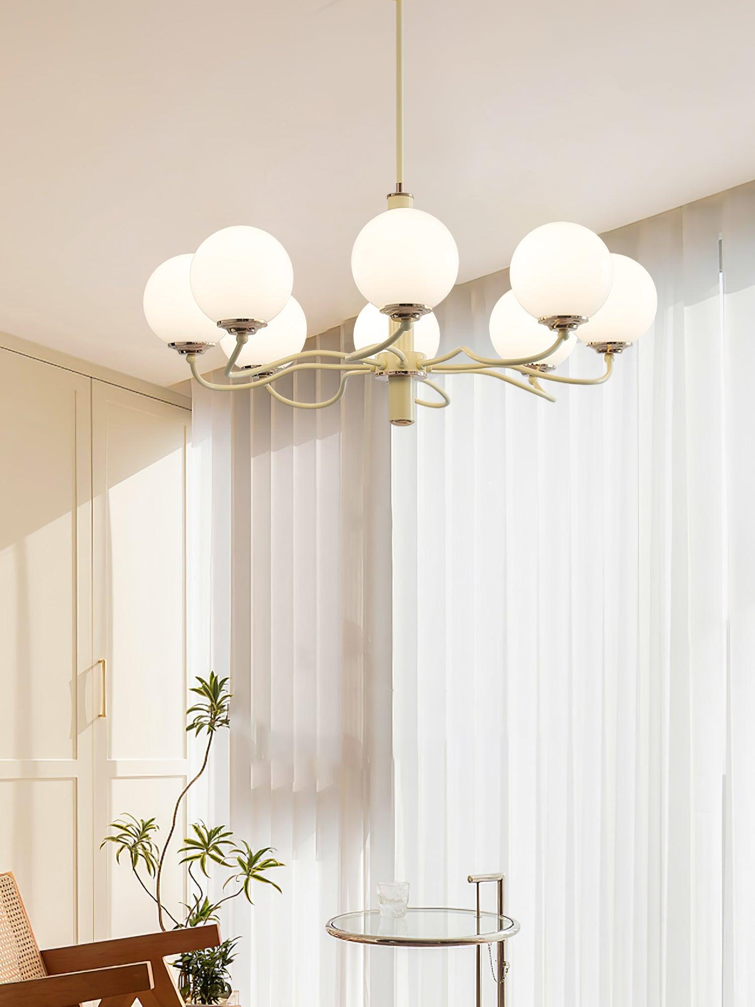 Lustra Chandelier Radiant Globe-Neutral Decor