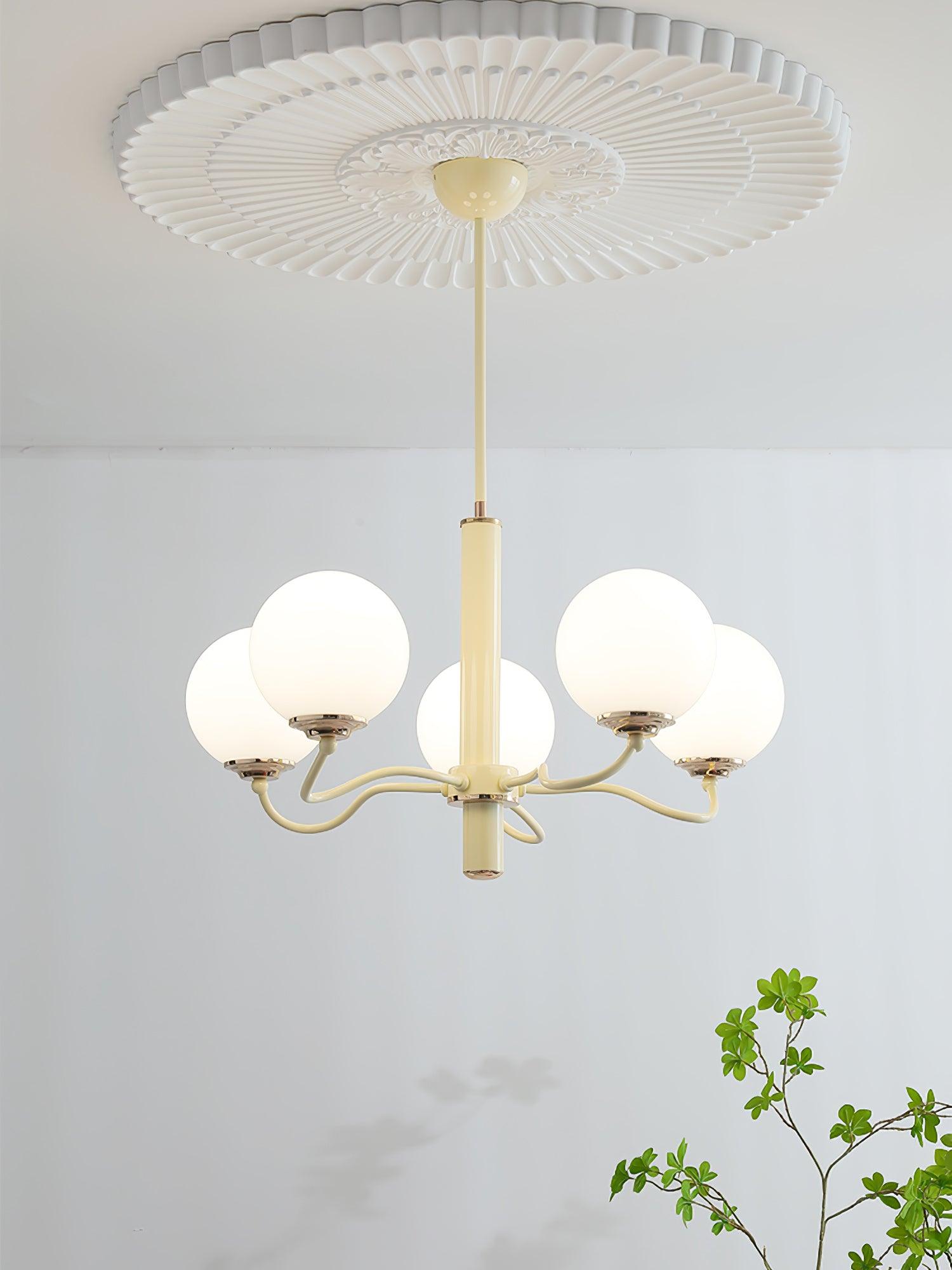 Lustra Chandelier Radiant Globe-Neutral Decor