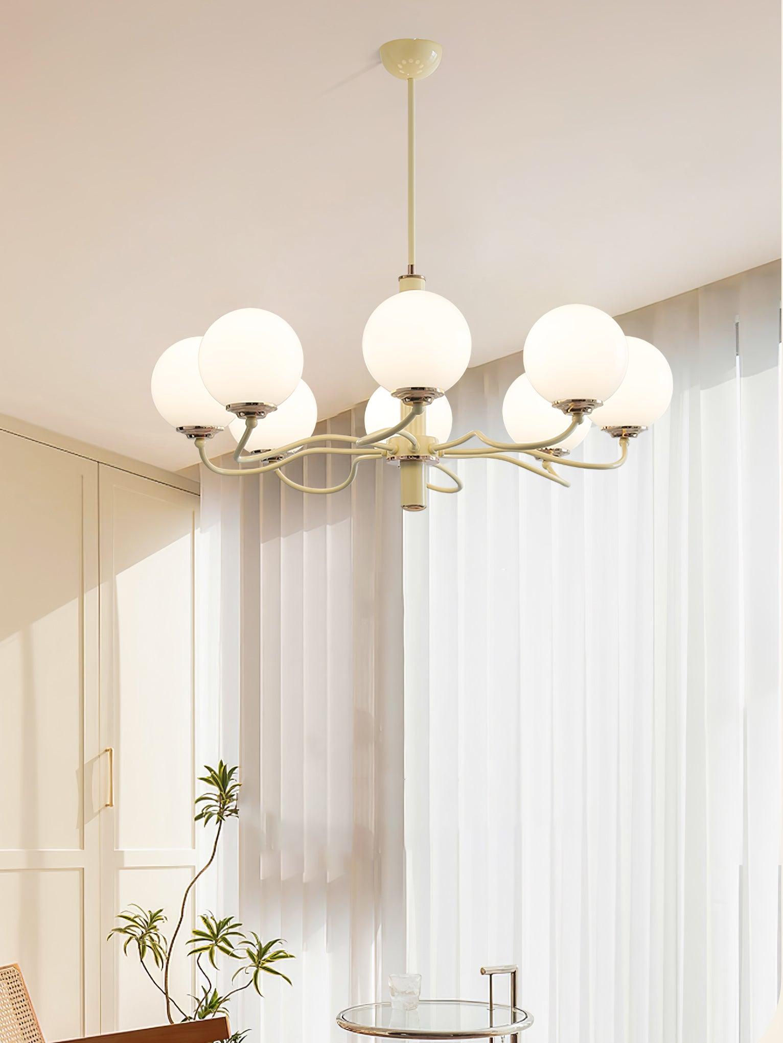 Lustra Chandelier Radiant Globe-Neutral Decor