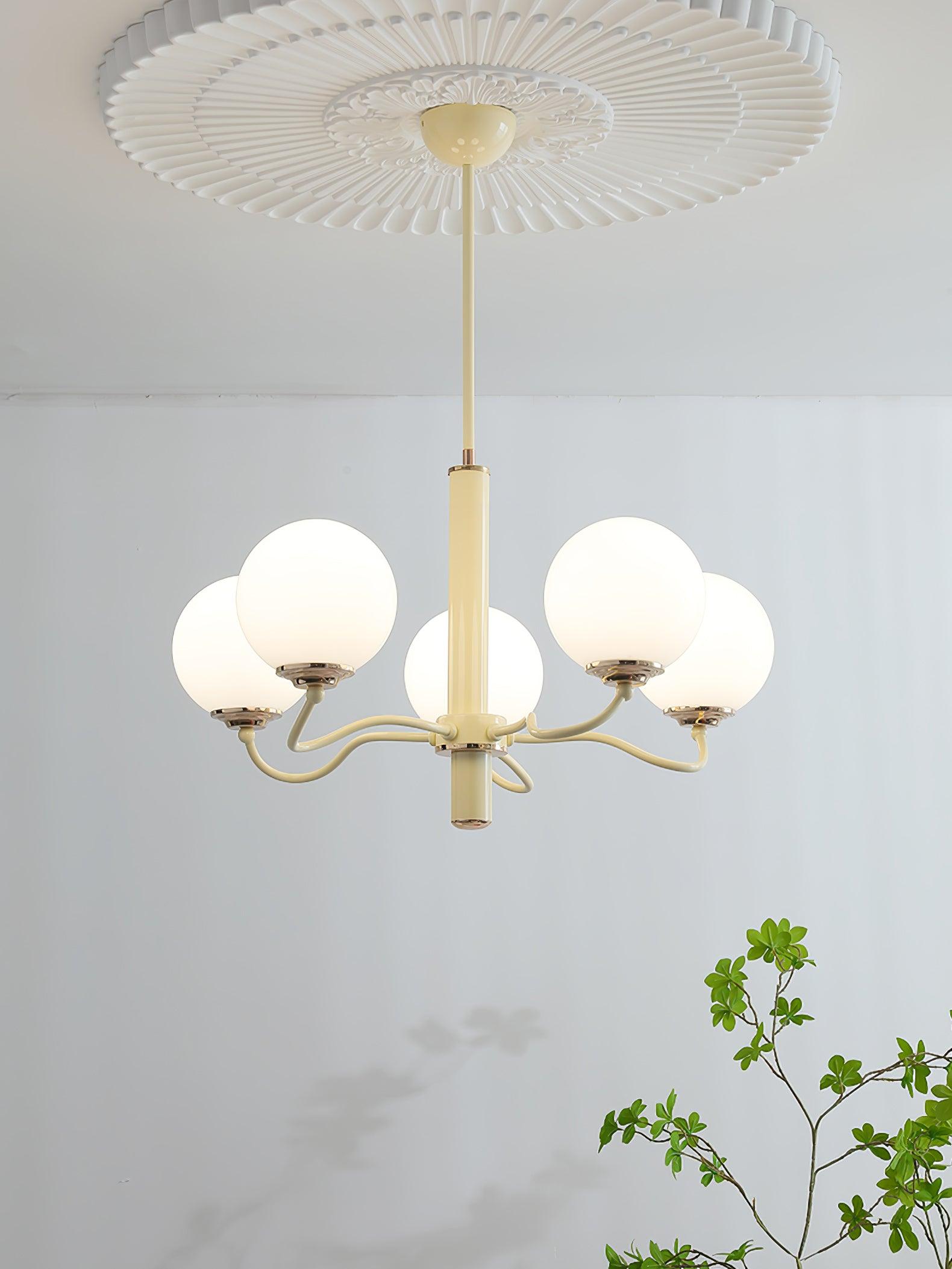 Lustra Chandelier Radiant Globe-Neutral Decor