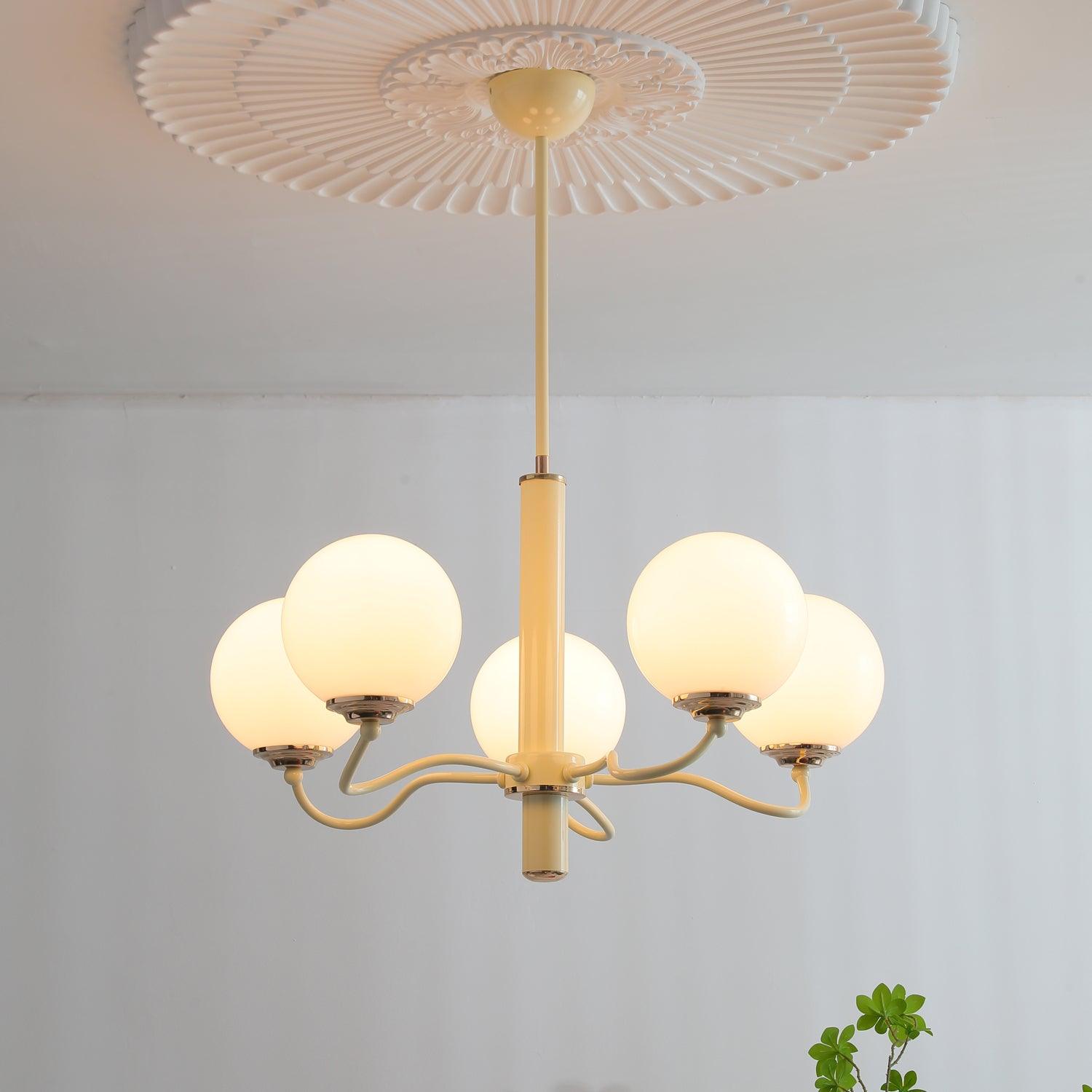 Lustra Chandelier Radiant Globe-Neutral Decor