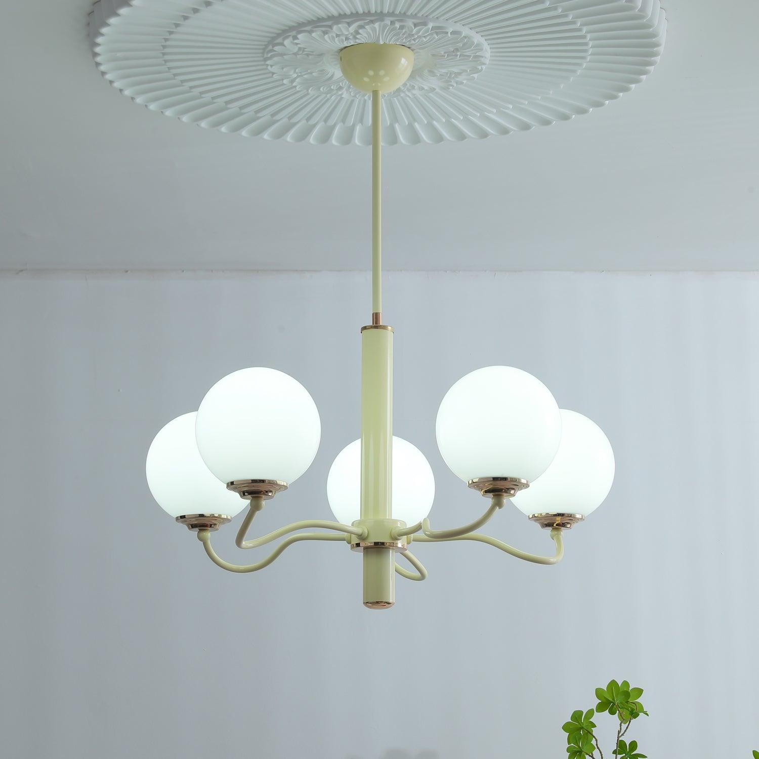 Lustra Chandelier Radiant Globe-Neutral Decor