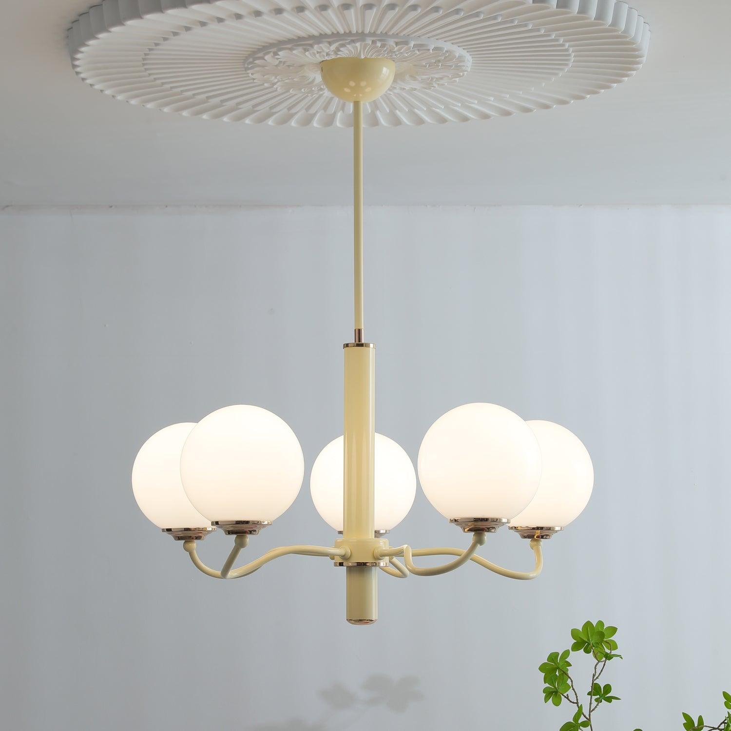 Lustra Chandelier Radiant Globe-Neutral Decor