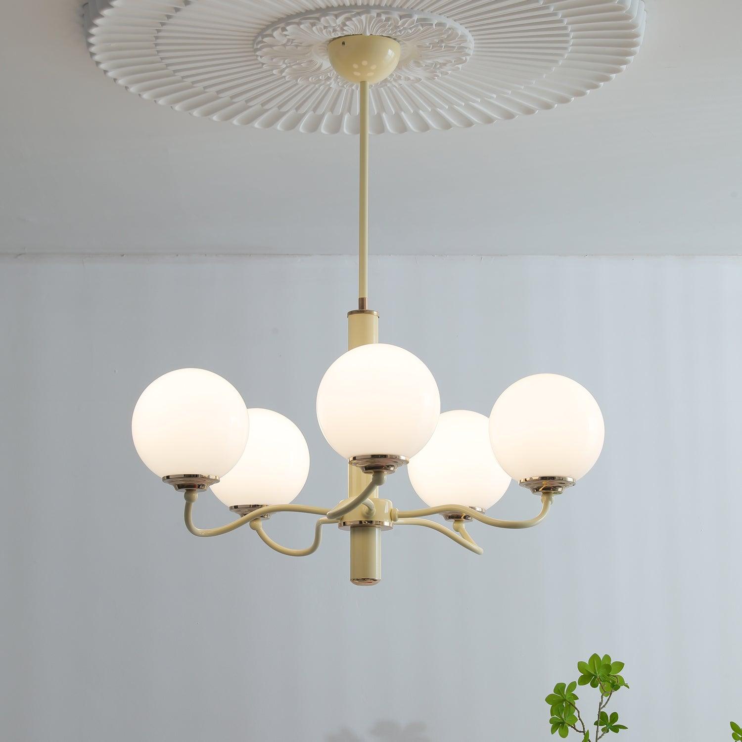Lustra Chandelier Radiant Globe-Neutral Decor