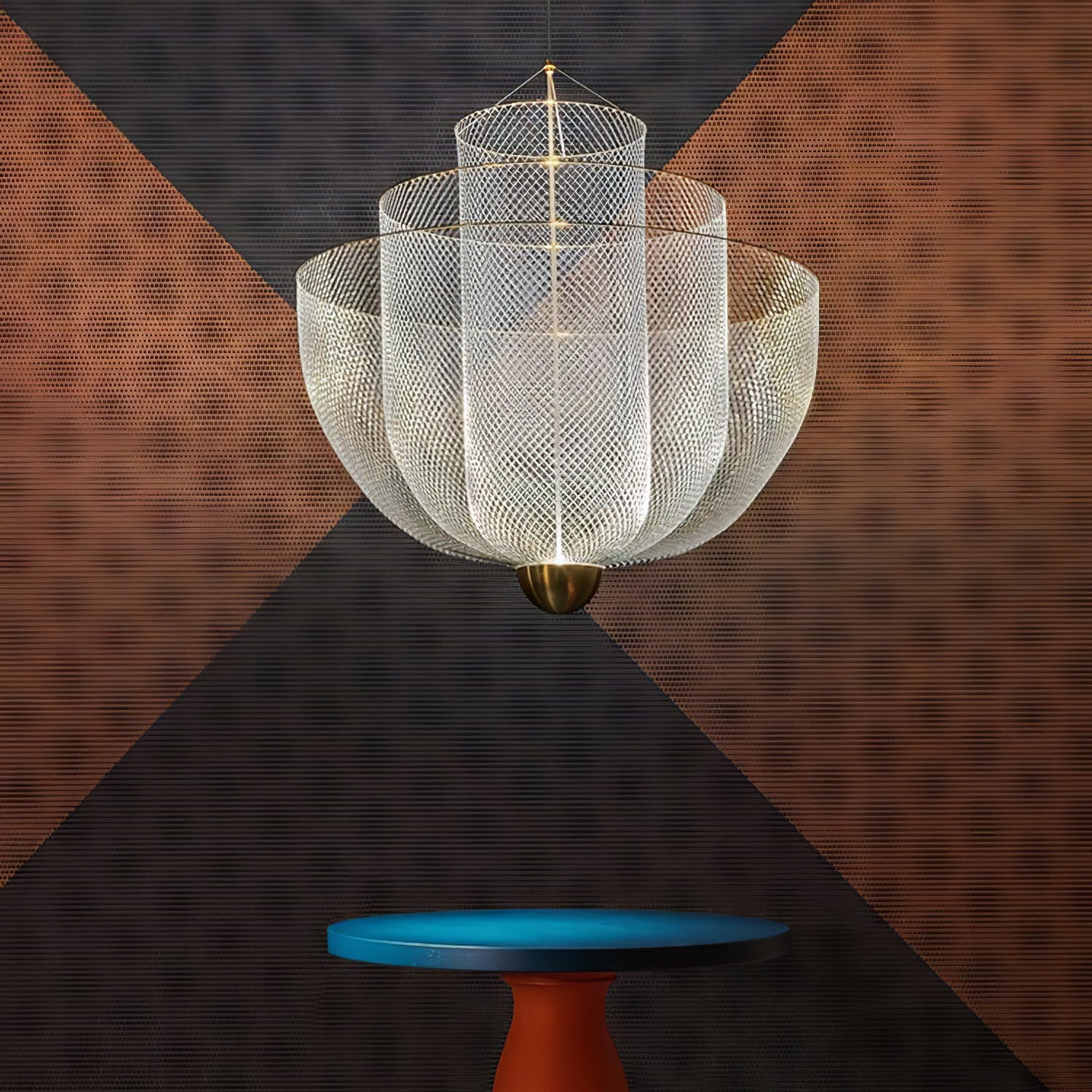 Lustra Chandelier Meshmatics Hanging Radiant-Neutral Decor
