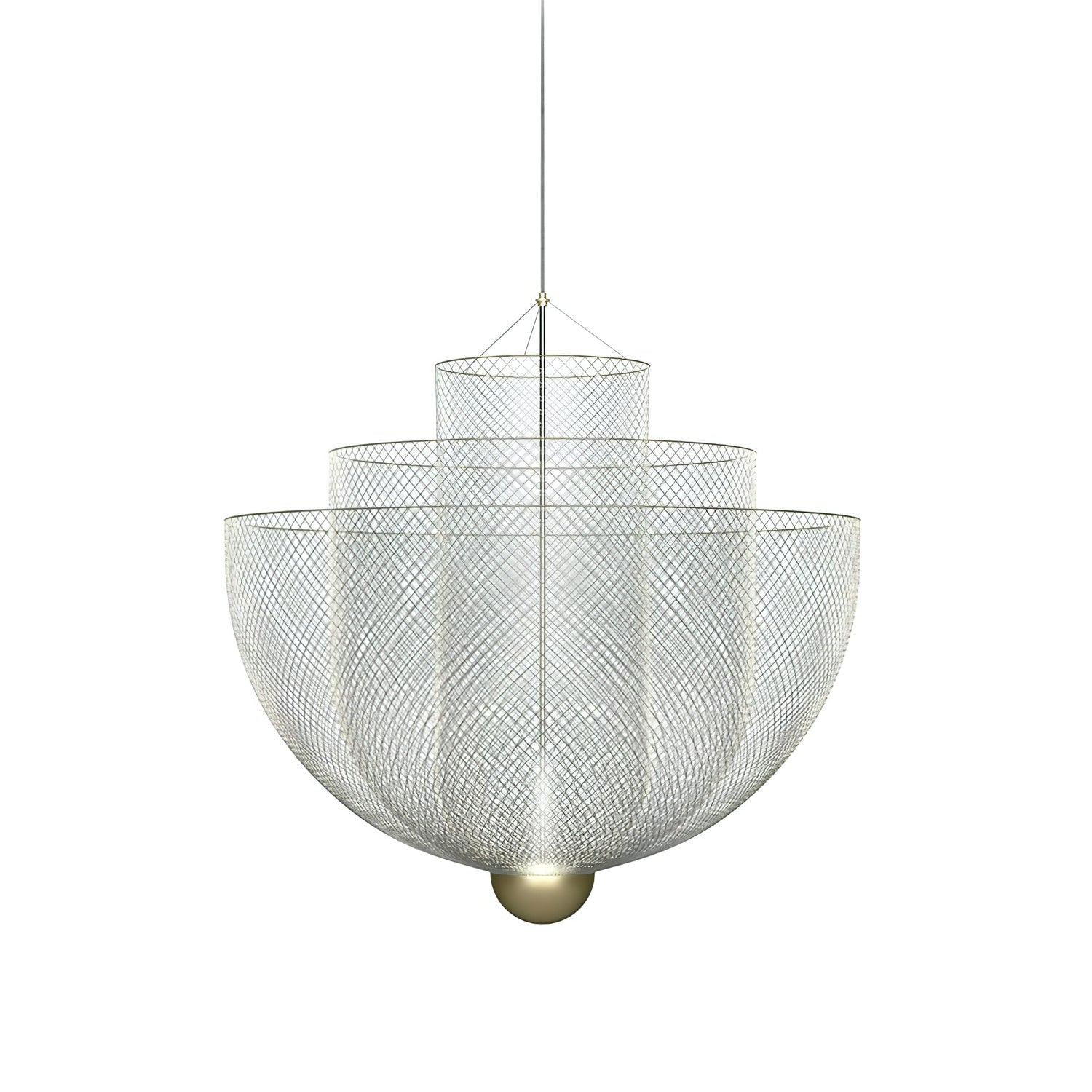 Lustra Chandelier Meshmatics Hanging Radiant-Neutral Decor