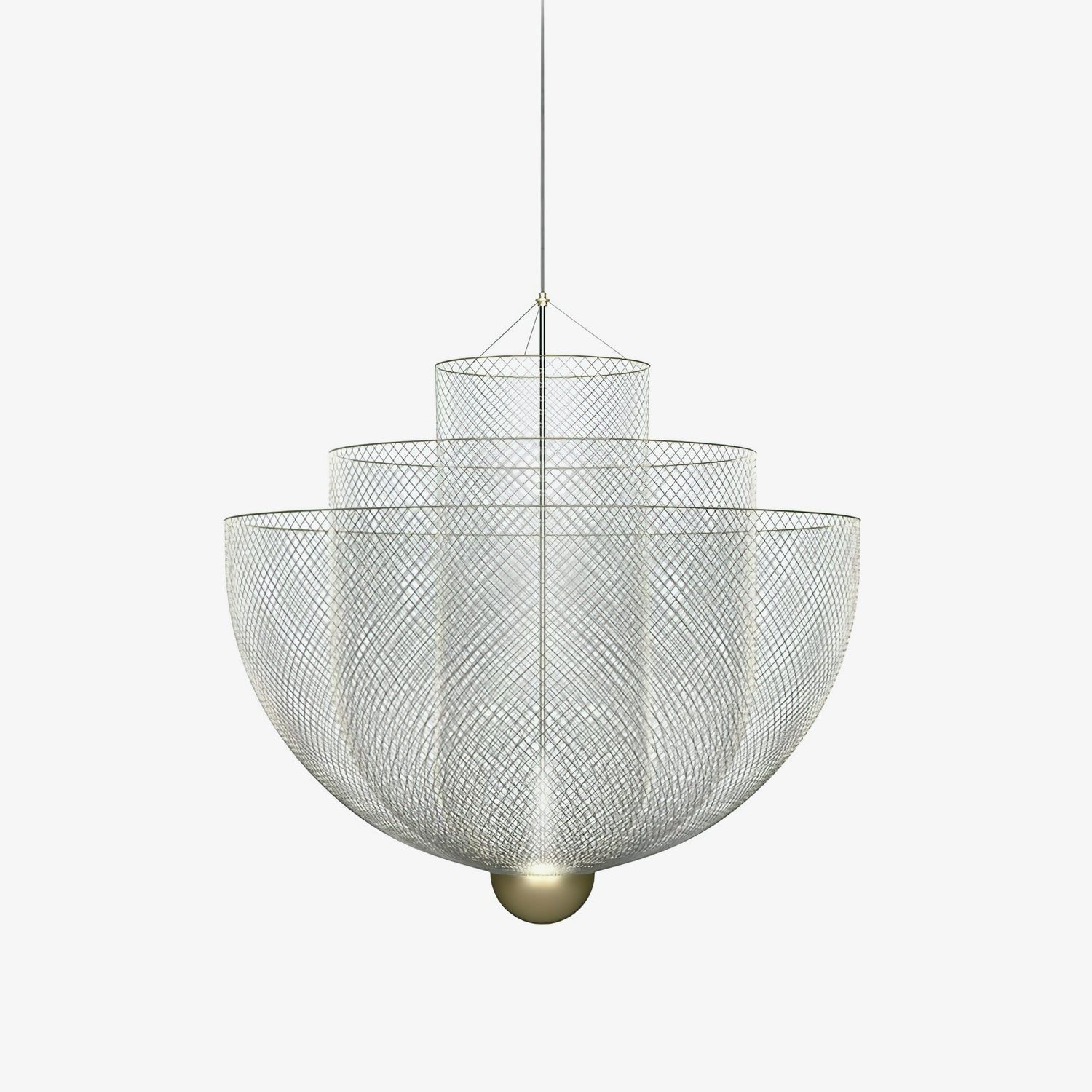 Lustra Chandelier Meshmatics Hanging Radiant-Neutral Decor