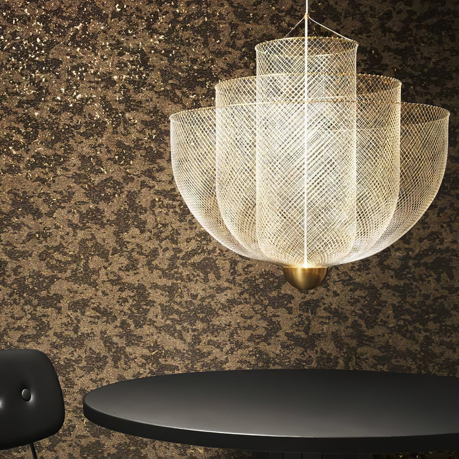 Lustra Chandelier Meshmatics Hanging Radiant-Neutral Decor