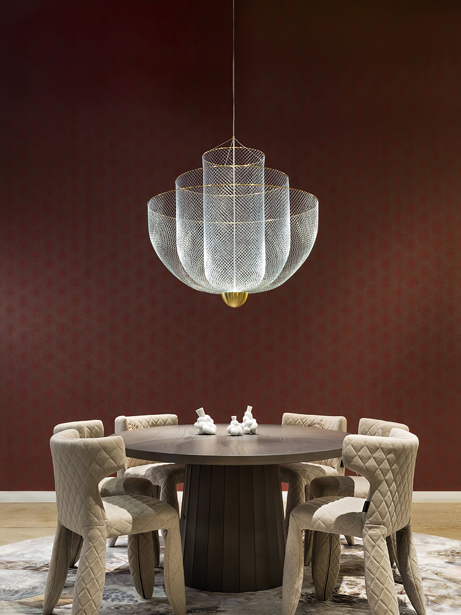 Lustra Chandelier Meshmatics Hanging Radiant-Neutral Decor