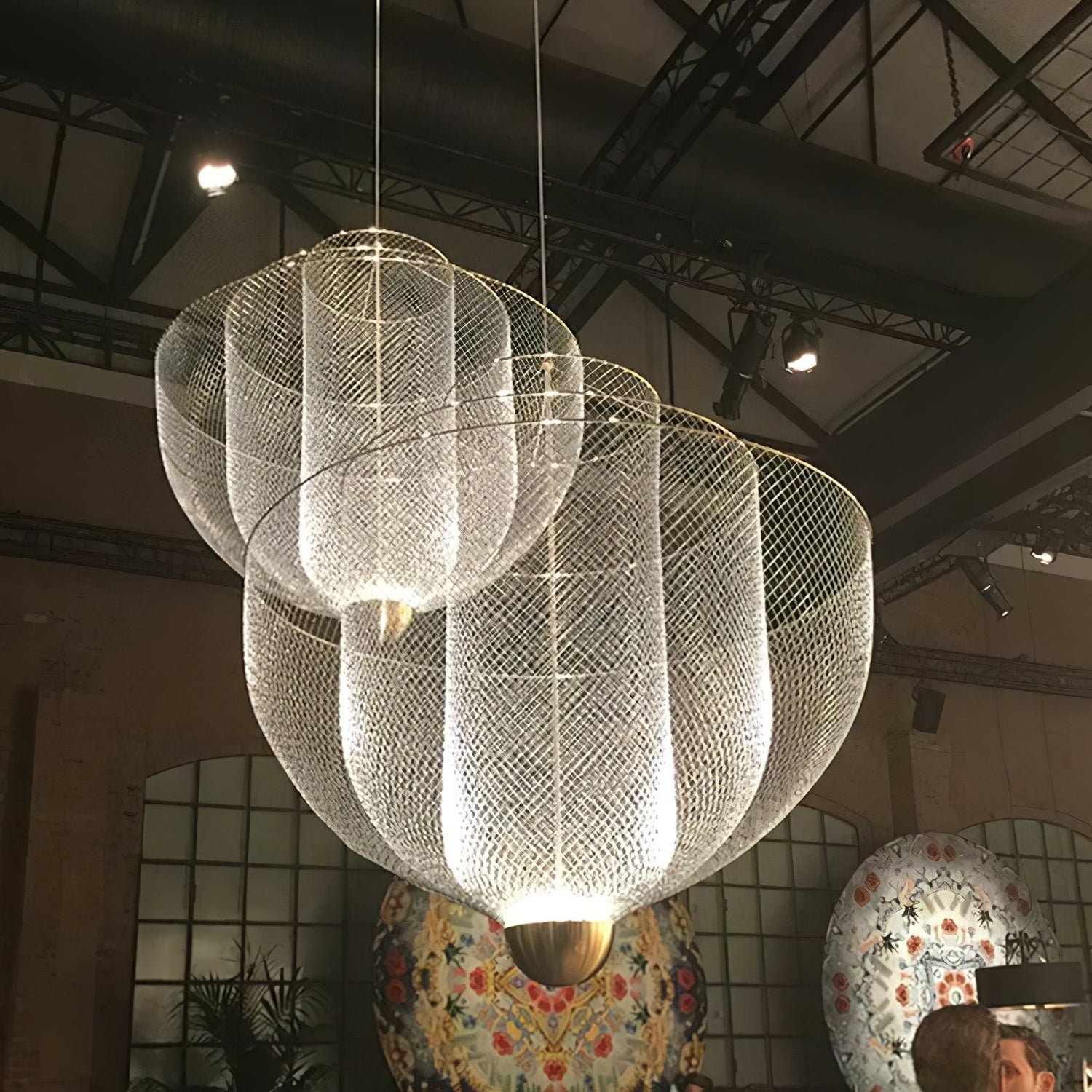 Lustra Chandelier Meshmatics Hanging Radiant-Neutral Decor