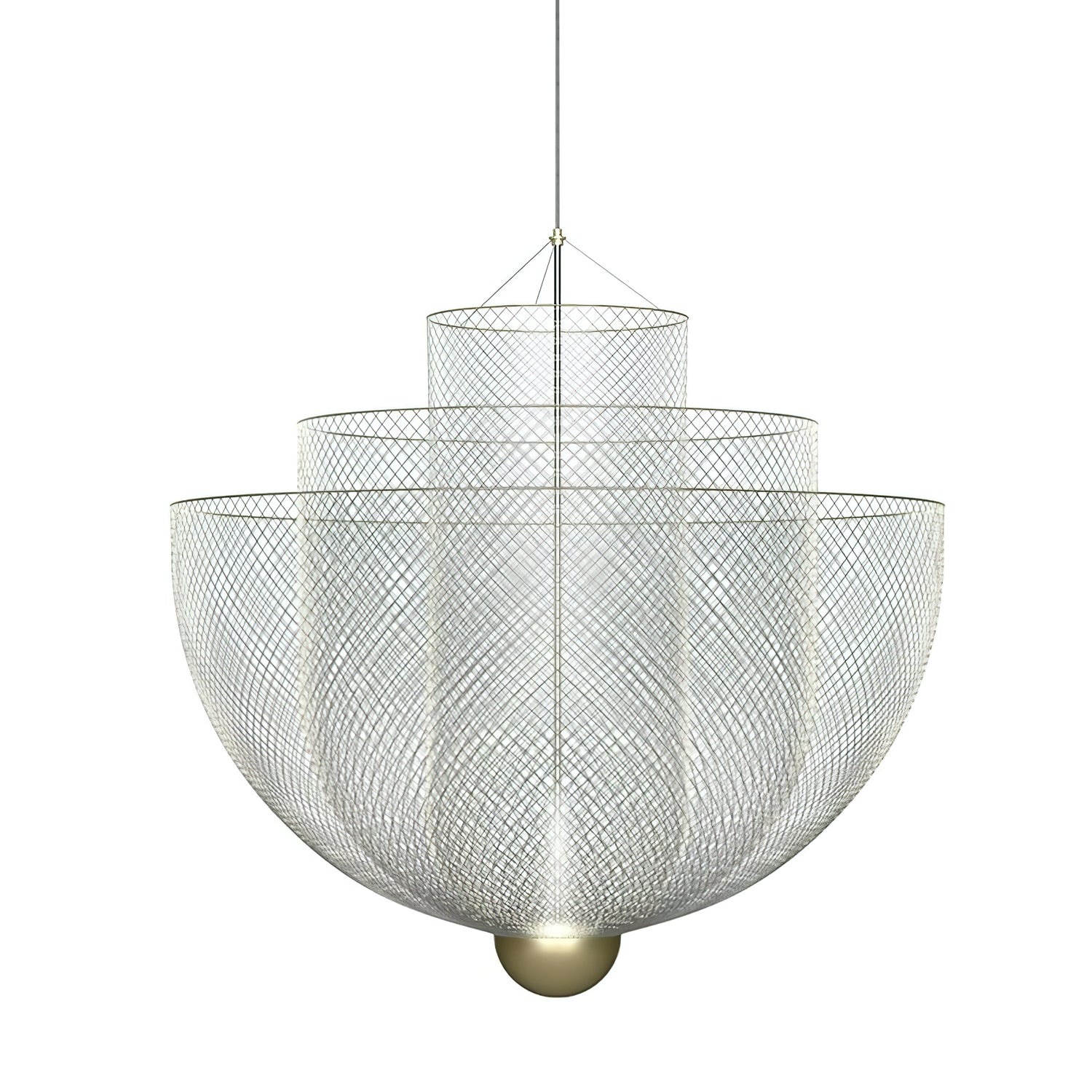 Lustra Chandelier Meshmatics Hanging Radiant-Neutral Decor