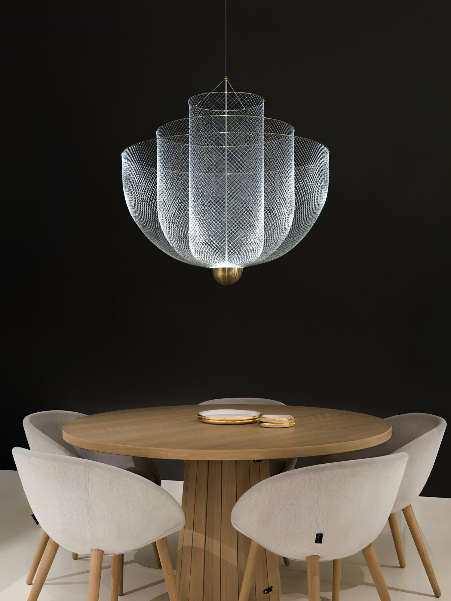 Lustra Chandelier Meshmatics Hanging Radiant-Neutral Decor