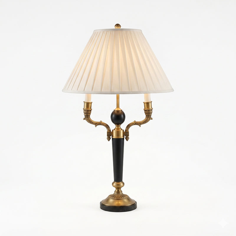Lifestyle image showing the Ellender Table Lamp as a statement piece in a curated interior.
