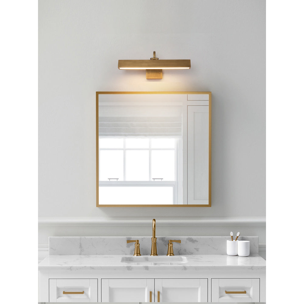 The warm glow of the Arti Wall Sconce.