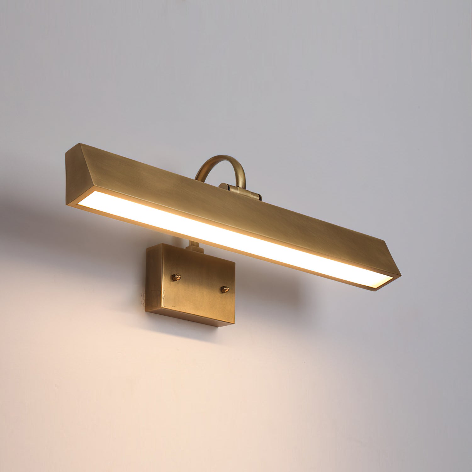 Angled view of the mid-century modern Arti Wall Sconce.