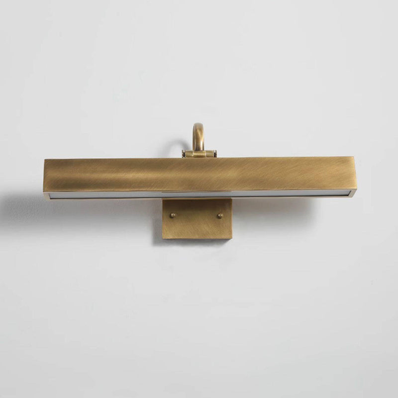 Close-up of the antique brass finish on the Arti Wall Sconce.